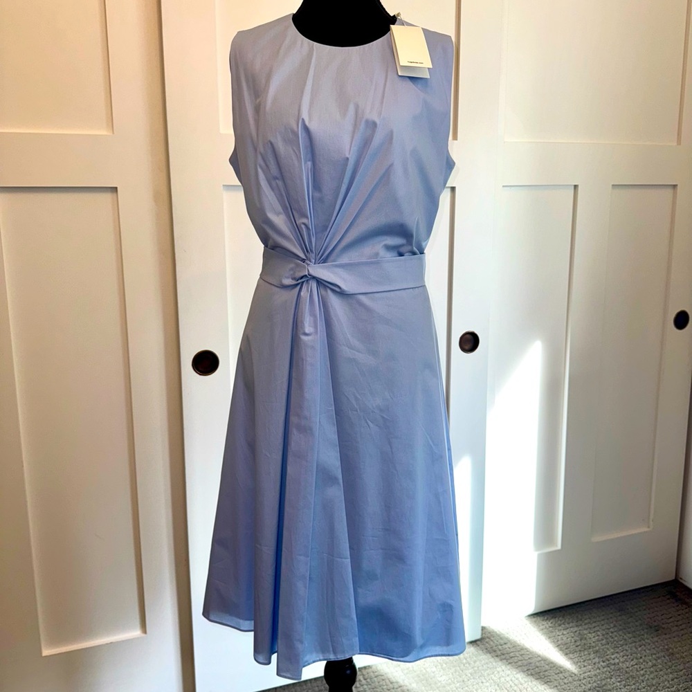 Hugo Boss Blue Sleeveless Dress